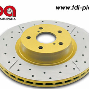 DBA Disc Rear - Gold Series (Cross Drilled & Slotted) each