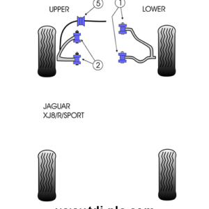 Polyurethane Front Anti Roll Bar Mounting Bush (See figure #5)