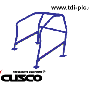 Cusco Bolt In Roll Cage > Cr-Mo 4 Point (Front Section & Side Bars with Harness Bar)