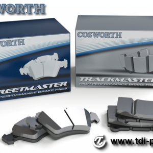 Cosworth Brake Pads - StreetMaster (Rear > 2007 onwards)