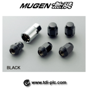 Mugen Lock Nut Set - Black