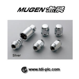 Mugen Locking Wheel Nut Set - Silver