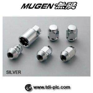 Mugen Locking Wheel Nut Set - Silver
