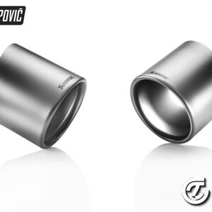 AKRAPOVIC Tail Pipe Set - Titanium (Nissan 370Z)