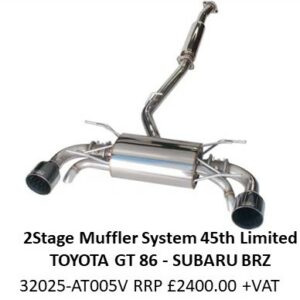 Nissan GT86 2nd stage Exhaust system  32025-AT005V