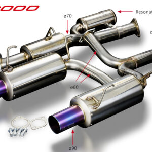 S2000 Toda Racing 70mm Exhaust V2 With Resonator