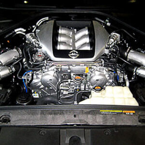 R35 HKS SQV4 Kit with polished intake pipes